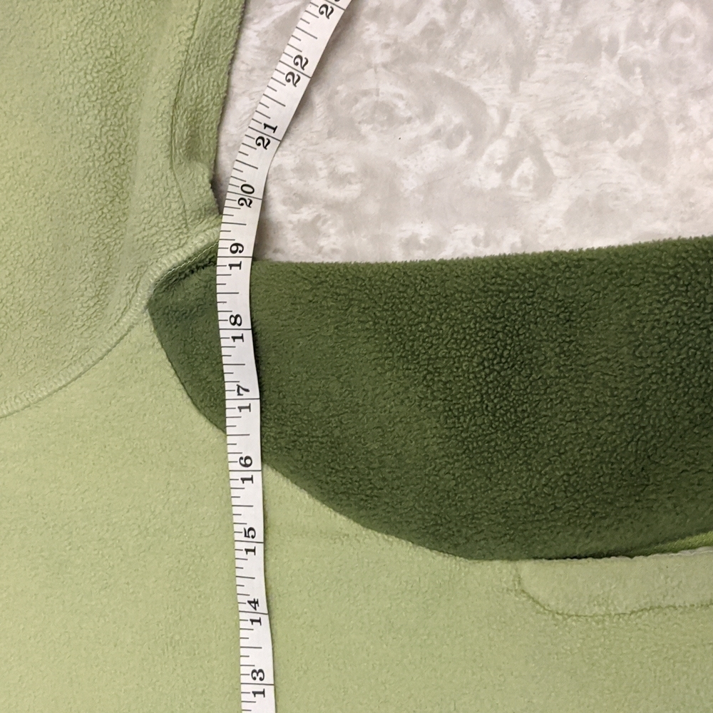 Marmot Two-Tone Green Polartec Fleece Zip Up Jacket - Picture 3 of 9